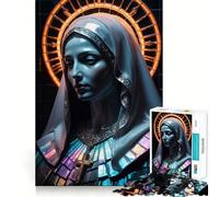 The Virgin Mary for Adults 1000 Piece Jigsaw Puzzle Pure Logic Toy Peaceful Time Sharp Cut Heartfelt Gift (38x26cm)
