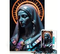 The Virgin Mary Jigsaw Puzzles 1000 Pieces for Teenagers Strong Logic Toy Home Activity Clear Edge Cherished Gift (50x75cm)