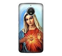 The Virgin Mary Santa Maria Case Cover For Motorola Moto E4 Plus