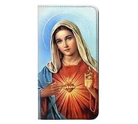 The Virgin Mary Santa Maria PU Leather Flip Case Cover For iPhone XS Max