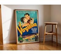 The Virginian 1929 Framed Western Movie Classic Poster Wall Art Image Home Decor Artworks Framed Poster Different Sizes and Colours