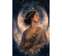 The Virgo Journal: A Beautiful Lined Hardcover Notebook Inspired by the Virgo Zodiac Sign, Astrology and Celestial Art