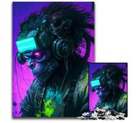 The Virtual Apes Puzzles 1000 Pieces for Adults Impossible Jigsaw Puzzles for Adults for Home Decor, Brain Training 50x75CM/19.68x29.52inch