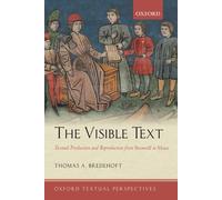 The Visible Text: Textual Production And Reproduction F - Paperback NEW Thomas A