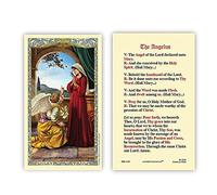 The Visitation of Mary Laminated Holy Prayer Card with Angelus Back Bible Bookmark