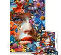 The Vivid Flower for Adults 1000 Piece Jigsaw Puzzle Pure Logic Toy Peaceful Time Sharp Cut Heartfelt Gift (38x52cm)