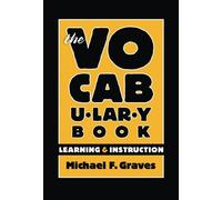 The Vocabulary Book: Learning and Instruction (Language and Literacy) (Language & Literacy Series)