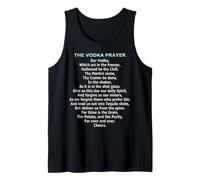 The Vodka Prayer - Funny Martini & Cosmo Drinking Parody Tank Top
