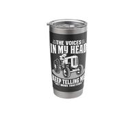 The Voice in My Head Keep Telling Me Get More Tractors Stainless Steel Insulated Tumbler