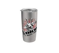 The Voice Microphone Logo Stainless Steel Insulated Tumbler