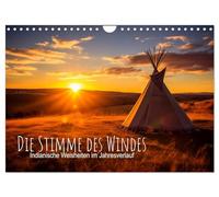 The voice of the wind: Native American wisdom throughout the year UK-Version (Wall Calendar 2026 DIN A4 Landscape), CALVENDO 12 Month Wall Calendar