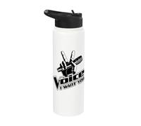 The Voice One Color Logo Stainless Steel Insulated Water Bottle