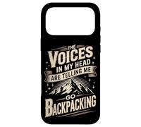 The Voices In My Head Are Telling Me Go Backpacking Case for iPhone 17 Pro Max