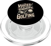 The Voices In My Head Are Telling Me Go Golfing PopSockets PopGrip for MagSafe