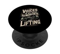 The Voices In My Head Are Telling Me Go Lifting PopSockets Adhesive PopGrip