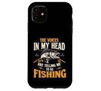 The Voices In My Head Are Telling Me To Go Fishing - Angler Case for iPhone 11