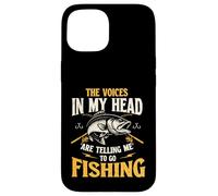 The Voices In My Head Are Telling Me To Go Fishing - Angler Case for iPhone 15