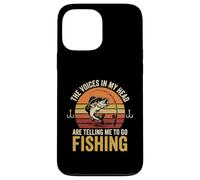 The Voices In My Head Are Telling Me To Go Fishing Design Case for iPhone 13 Pro Max