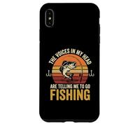 The Voices In My Head Are Telling Me To Go Fishing Design Case for iPhone XS Max