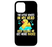 The Voices In My Head Keep Telling Me Get More Rubber Ducks Case for iPhone 12/12 Pro