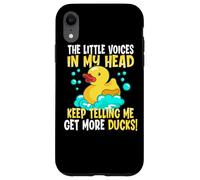 The Voices In My Head Keep Telling Me Get More Rubber Ducks Case for iPhone XR