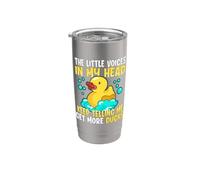 The Voices in My Head Keep Telling Me Get More Rubber Ducks Stainless Steel Insulated Tumbler