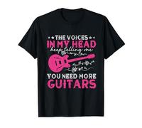 The Voices In My Head Keep Telling Me More Guitars T-Shirt