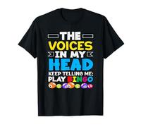 The Voices In My Head Keep Telling Me Play Bingo T-Shirt