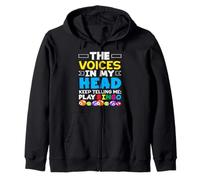 The Voices In My Head Keep Telling Me Play Bingo Zip Hoodie
