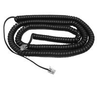 The VoIP Lounge 25 Foot Long Handset Receiver Curly Cord with Long Lead for All Nortel Meridian Norstar Business M-Series & T-Series Phone Black