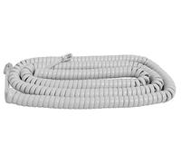 The VoIP Lounge 25 Foot Long White Handset Receiver Curly Coil Phone Cord for Panasonic KXT KXDT KXNT Series
