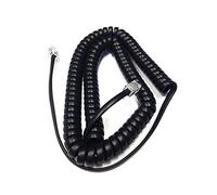 The VoIP Lounge Replacement 12 ft Black Handset Curly Cord for Cisco 9900 8900 8800 6900 Series IP Phones 9951 9971 8941 8945 8961 8831 8841 8851 8861 6961 6945 6941 6921 6911 6901