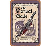 The Vorpal Blade (Alice Madness Returns) Poster Vintage Retro Metal Sign 8x12 Inch Man Cave Home Wall Decor