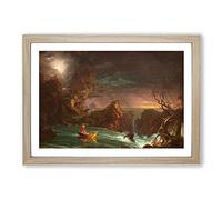 The Voyage of Life Manhood by Thomas Cole Framed Print | A2 Oak Framed Wall Art | Ready to Hang | Modern Nature Picture | Living Room Bedroom Lounge Office