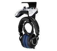 The VULCAN - Under Desk Gamepad Controller & Headphone Hanger Holder Stand - Designed for XBOX ONE, PS4, PS3, PS5, Dualshock, Switch, PC, Steelseries, Steam & More by Brainwavz