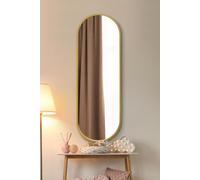 The Vultus - New Gold Metal Framed Double Arched Wall Mirror 63" X 22" (160CM X 55CM) Suitable for Inside and Outside!