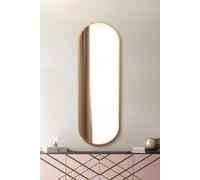 The Vultus - New Gold Metal Framed Double Arched Wall Mirror 71 X 24" (180CM X 60CM) Suitable for Inside and Outside!