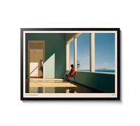 The Waiting Room by Ned Hare, 1953 Vintage Landscape Print, Realism Exhibition Portrait Wall Art, Home Decor Gift Poster, Archival Matte, A3 (Print Only) - 42x29.7cm