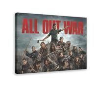 The Walking Dead Canvas Poster Bedroom Decor Sports Landscape Office Room Decor Gift,Canvas Poster Wall Art Decor Print Picture Paintings for Living Room Bedroom Decoration Frame-style 12x18inch(30x45
