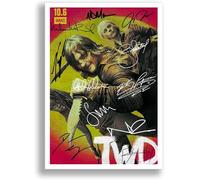The Walking Dead Cast Signed Autograph A4 Poster Photo TV Show Series Season 10 TWD Framed Memorabilia Gift (A3 POSTER ONLY)