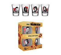 The Walking Dead Characters Shot Glasses - Set of 4