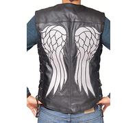THE WALKING DEAD-DARYL DIXON ANGEL WINGS REAL LEATHER VEST JACKET