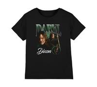 The Walking Dead Daryl Dixon Daryl Homage Kids T Shirt, Black, 9-11