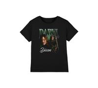 The Walking Dead Daryl Dixon Daryl Homage Kids T-Shirt, Black | Size: 7-8 Years The Walking Dead Black 7-8 Years