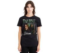 The Walking Dead Daryl Dixon Daryl Homage Ladies T Shirt, Black, Medium
