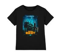 The Walking Dead Dead City Poster Art Kids T Shirt, Black, 12-13