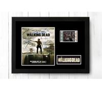 The Walking Dead Framed Film Cell Display Stunning New Signed Andrew Lincoln Norman Reedus