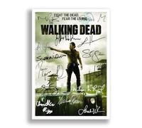 The Walking Dead Full Cast Signed Autograph Signature A4 Poster Photo Print Photograph Artwork Wall Art Picture Present Memorabilia Gift (A4 POSTER ONLY)