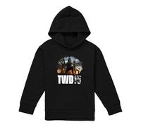 The Walking Dead Group Action Pose Youth Kids Boy Girls Pull-Over Hoodie, Black, 7-8