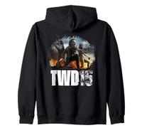 The Walking Dead Group Action Pose Zip Hoodie